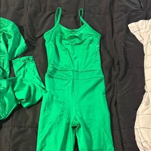 Weissman Green Kids Dance Costume
